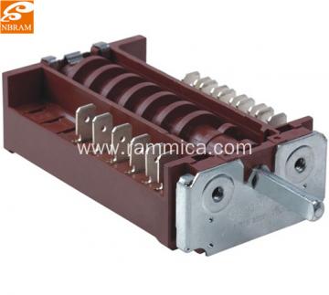 7 position oven rotary switch t150 RT345-2 brown