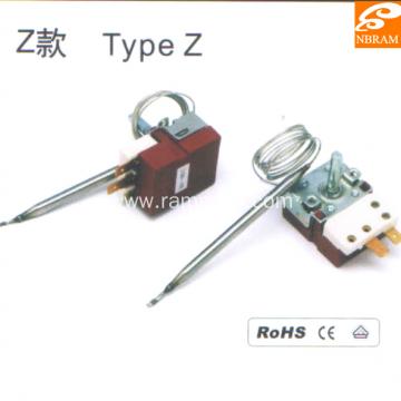 Type Z Stainless Steel Capillary Thermostat