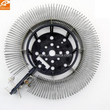 Customized Fan Heater Parts Round Wire Mica